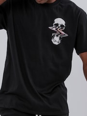 Religion Distorted Skull 100% Cotton T-Shirt - صورة 2 من 6