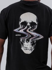 Religion Distorted Skull 100% Cotton T-Shirt - صورة 5 من 6