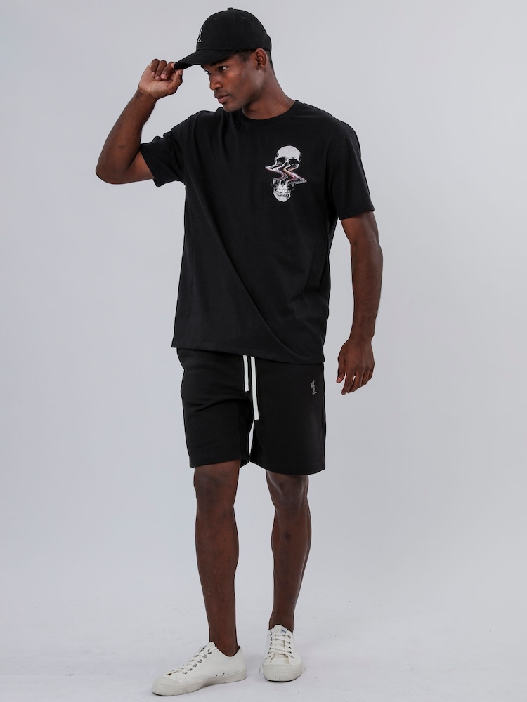 Religion Distorted Skull 100% Cotton T-Shirt - صورة 6 من 6