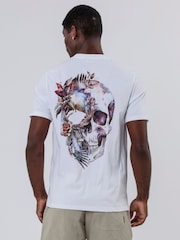 Religion Bird Wings Skull 100% Cotton T-Shirt - Slika 1 iz 5