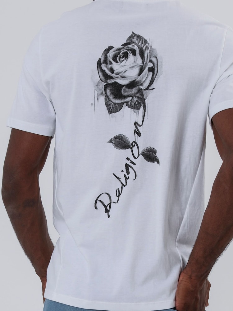 Religion White 100% Cotton T-Shirt - Image 6 of 6