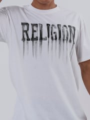 Religion White Bleeding 100% Cotton T-Shirt - Image 2 of 5