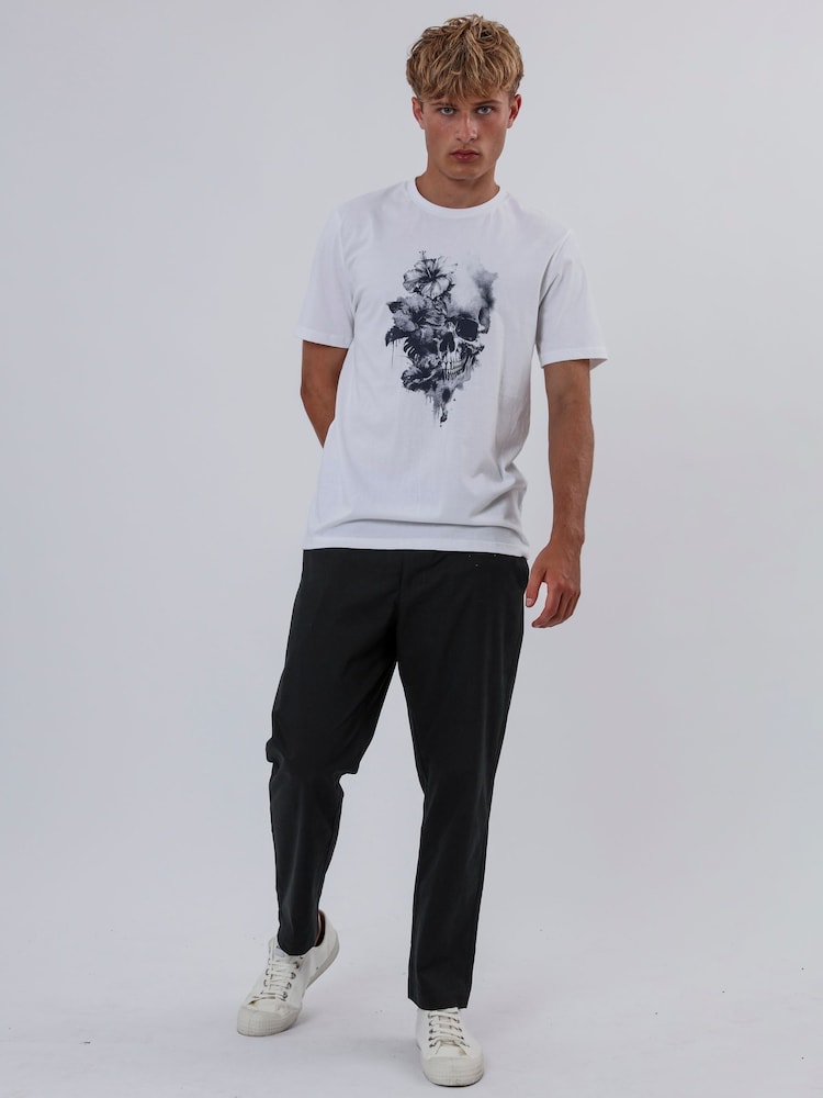 Religion Water Color Skull 100% Cotton футболки - Image 4 of 5