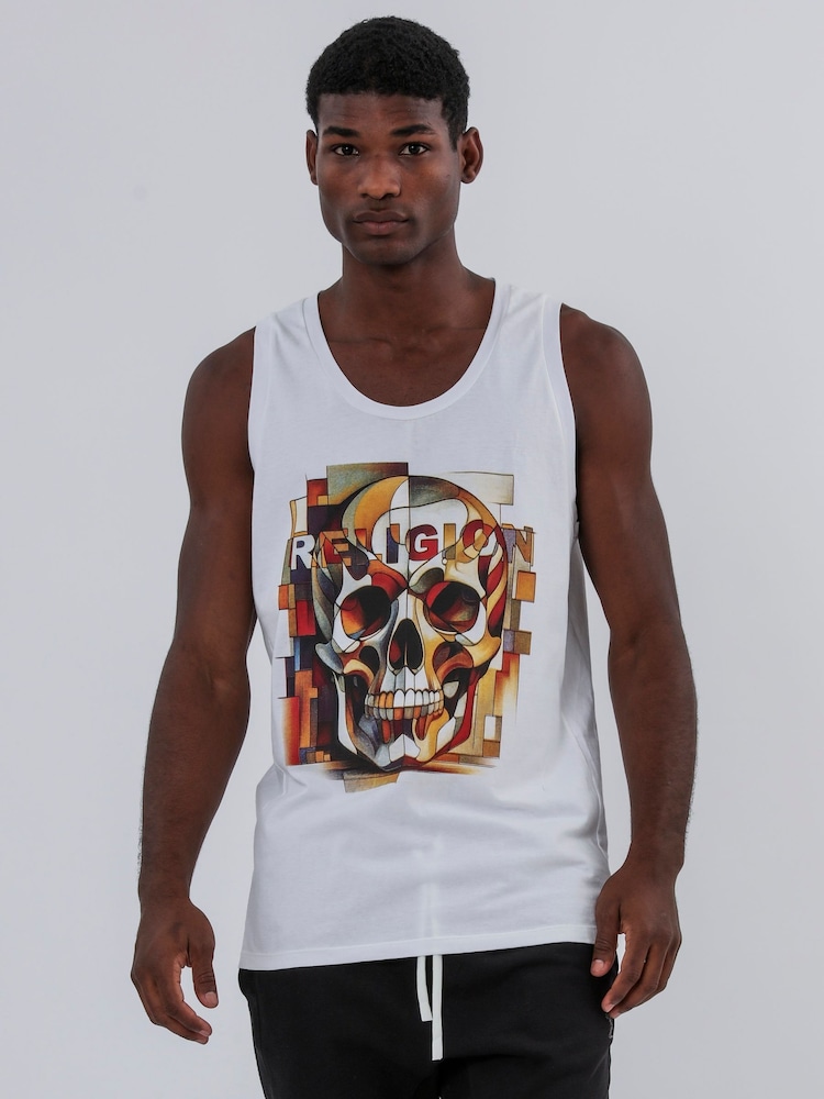 Religion Abstract 100% Cotton Vest - Image 2 of 6