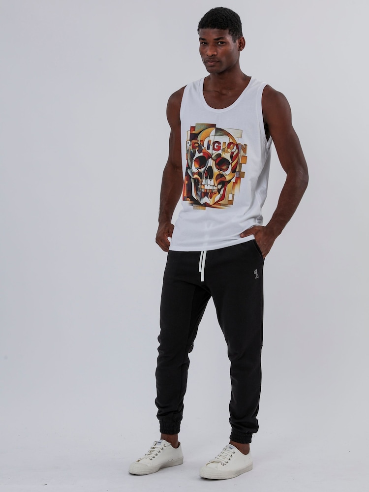 Religion Abstract 100% Cotton Vest - Image 6 of 6