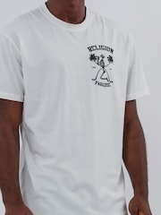 Religion White Praying Paradise 100% Cotton T-Shirt - Image 6 of 6