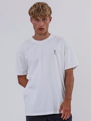 Religion White Rel Watercolour 100% Cotton T-Shirt - Image 2 of 5