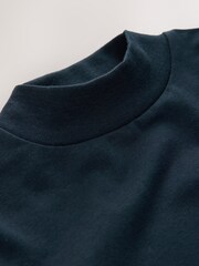 Navy Long Sleeve Turtle Neck T-Shirt (3mths-7yrs) - Image 4 of 4