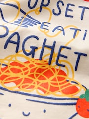 White Spaghetti Long Sleeve Graphic Print T-Shirt (3mths-7yrs) - Image 3 of 3