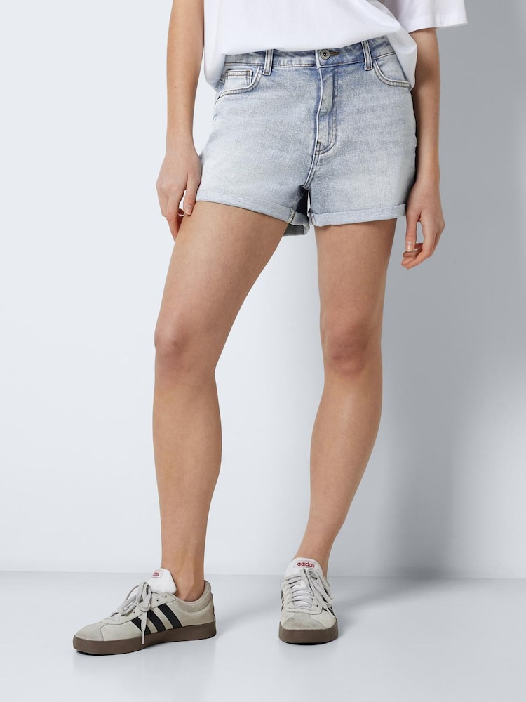 NOISY MAY Light Blue Denim Shorts - Image 4 of 6