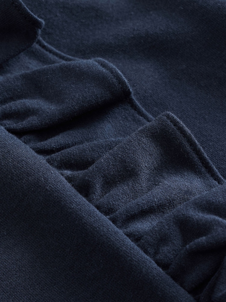 Laura Ashley Navy Frill Sweat Mock Dress - Image 12 of 12 Laura Ashley Navy Frill Sweat Mock Dress - Image 12 of 12