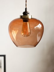 Rockett St George Amber Easyfit Glass Ceiling Light - Image 2 of 6