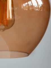Rockett St George Amber Easyfit Glass Ceiling Light - Image 5 of 6