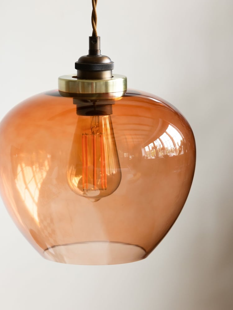 Rockett St George Amber Easyfit Glass Ceiling Light - Image 6 of 6 Rockett St George Amber Easyfit Glass Ceiling Light - Image 6 of 6