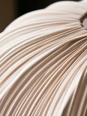 Rockett St George Natural Pleated Fabric Ceiling Light - Image 4 of 7