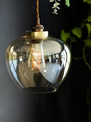 Rockett St George Champagne Easyfit Glass Ceiling Light - Image 1 of 7