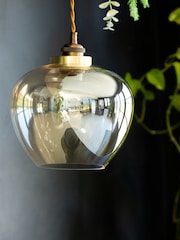 Rockett St George Champagne Easyfit Glass Ceiling Light - Image 2 of 7
