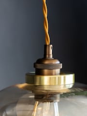 Rockett St George Champagne Easyfit Glass Ceiling Light - Image 3 of 7