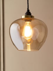 Rockett St George Champagne Easyfit Glass Ceiling Light - Image 4 of 7