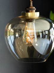 Rockett St George Champagne Easyfit Glass Ceiling Light - Image 7 of 7