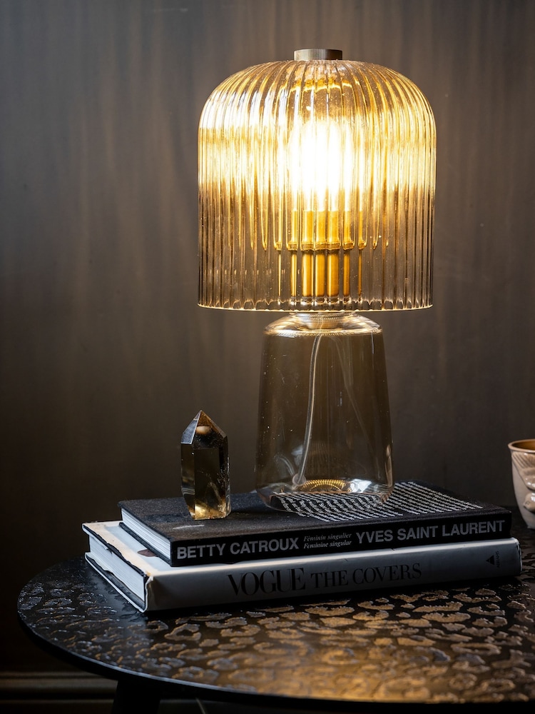 Rockett St George Champagne Seventies Champagne Glass Table Light - Image 1 of 5