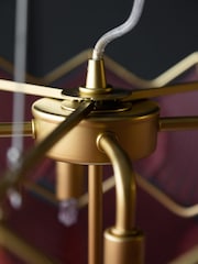 Rockett St George Pink Shell Pendant Light - Image 3 of 7