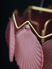 Rockett St George Pink Shell Pendant Light - Image 6 of 7
