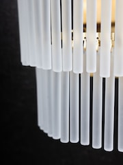 Rockett St George Clear Frosted Glass Layered Wall Light - Image 5 of 5