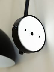 Rockett St George Black Statement Dome Outdoor Wall Light - Image 5 of 7