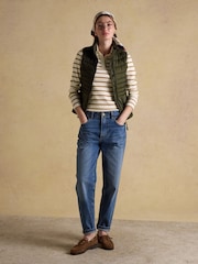 Joules Witley Green Padded Gilet - Image 3 of 10