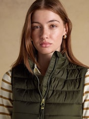 Joules Witley Green Padded Gilet - Image 4 of 10