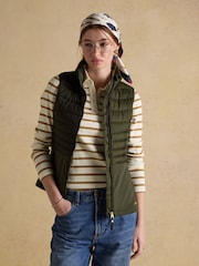 Joules Witley Green Padded Gilet - Image 6 of 10