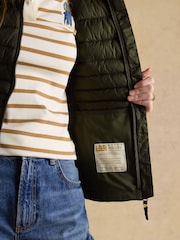Joules Witley Green Padded Gilet - Image 8 of 10
