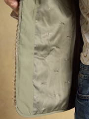 Joules Minx Sage Green Showerproof Diamond Quilted Gilet - Image 12 of 13