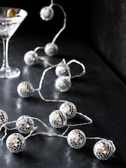 Rockett St George Silver Disco Ball String Light - Image 4 of 7