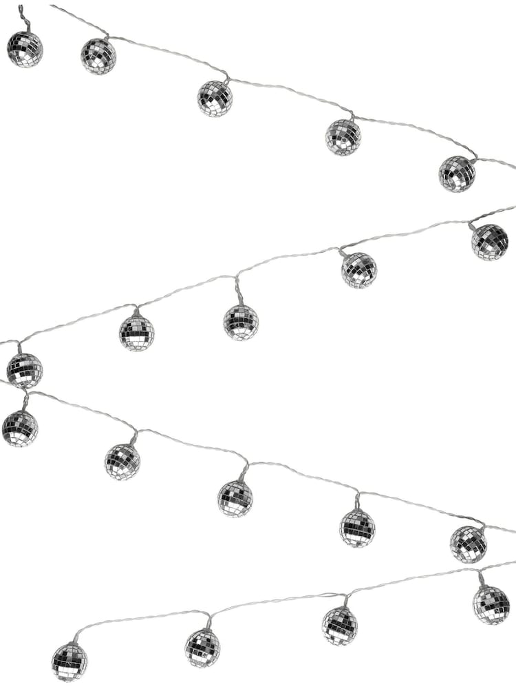 Rockett St George Silver Disco Ball String Light - Image 7 of 7