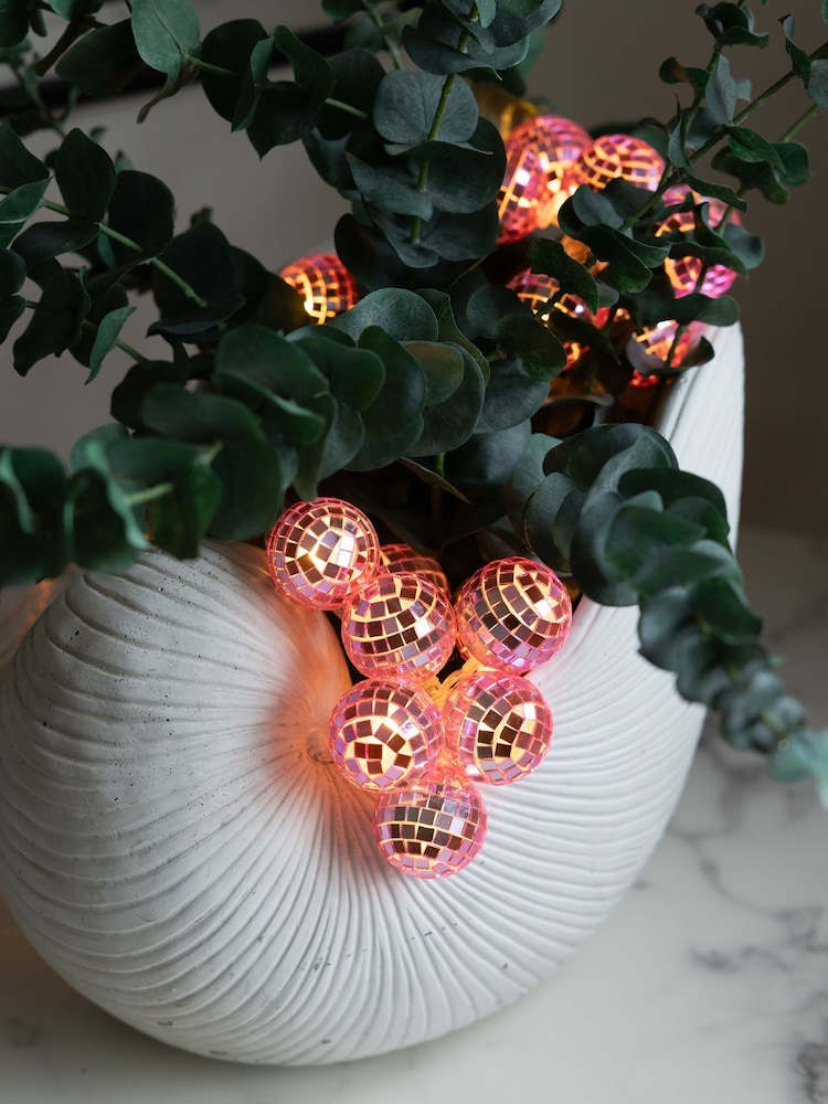 Rockett St George Pink Disco Ball String Light - Image 1 of 6