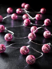 Rockett St George Pink Disco Ball String Light - Image 3 of 6