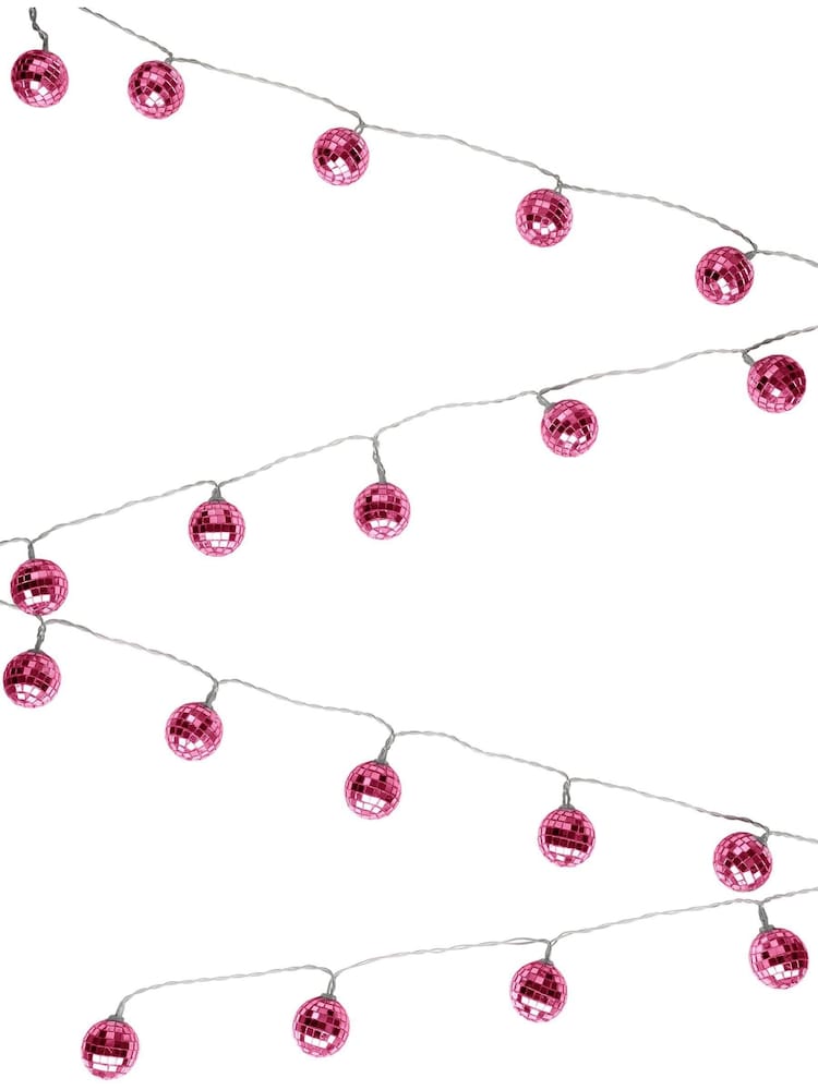 Rockett St George Pink Disco Ball String Light - Image 6 of 6