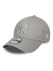 New Era Grey Outline 9Forty Neyyan Cap - Image 3 of 8