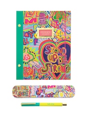 Arthouse Multi Full of Joy Hardback B5 Notebook and Pen in Tin - Image 1 of 6