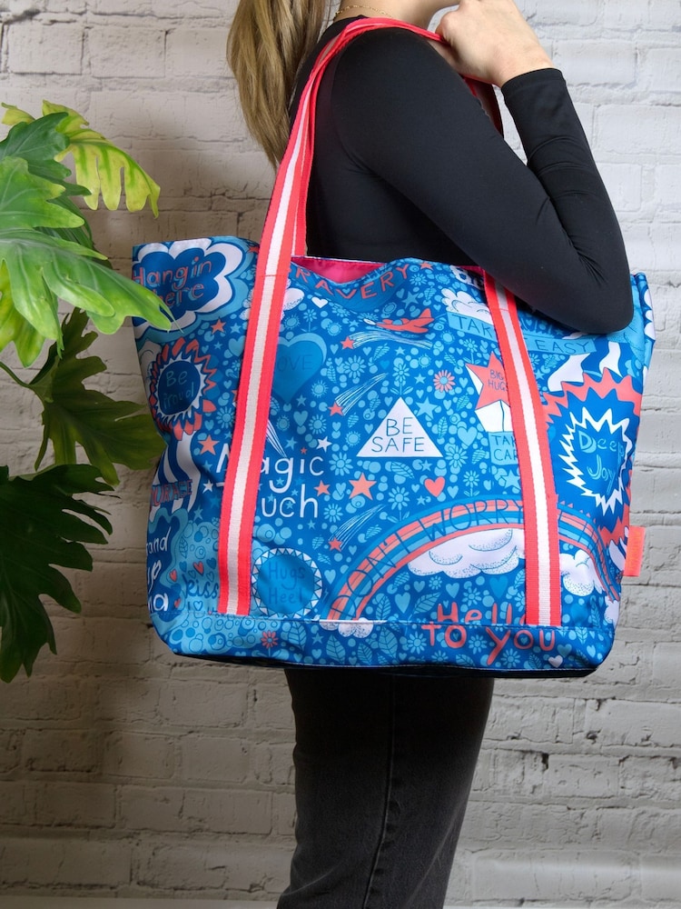 Arthouse Multi Good Advice Large Tote Bag - Image 1 of 5