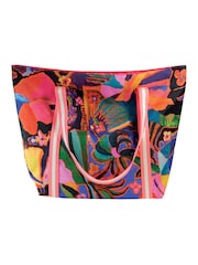 Arthouse Multi Psychedelic Dreams Large Tote Bag - Image 2 of 5