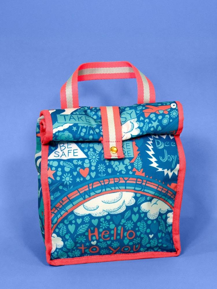Arthouse Multi GOOD ADVICE Lunch Bag - Image 1 of 4 Arthouse Multi GOOD ADVICE Lunch Bag - Image 1 of 4
