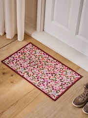 Set of 2 Purple Washable Seasonal Berries Doormats - Image 1 of 5