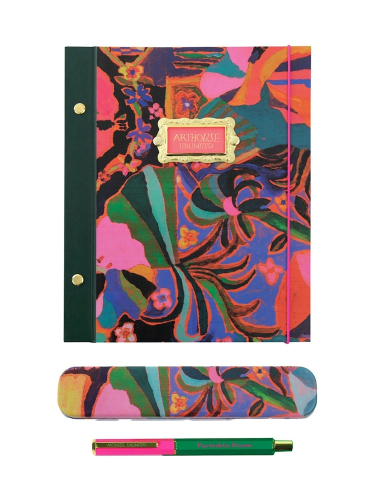 Arthouse Multi Psyc Dreams Hardback B5 Notebook and Pen in Tin - Image 1 of 6