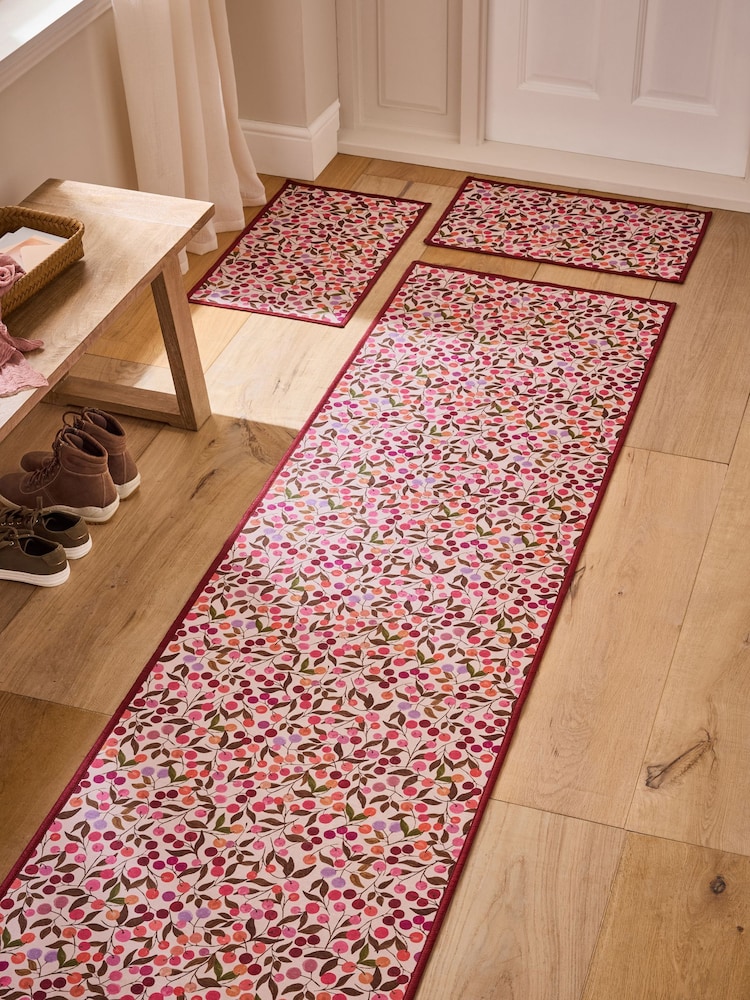 Purple Washable Seasonal Berries Runner - Image 2 of 6