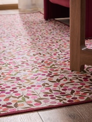 Red Washable Seasonal Berries Rug - Image 2 of 5