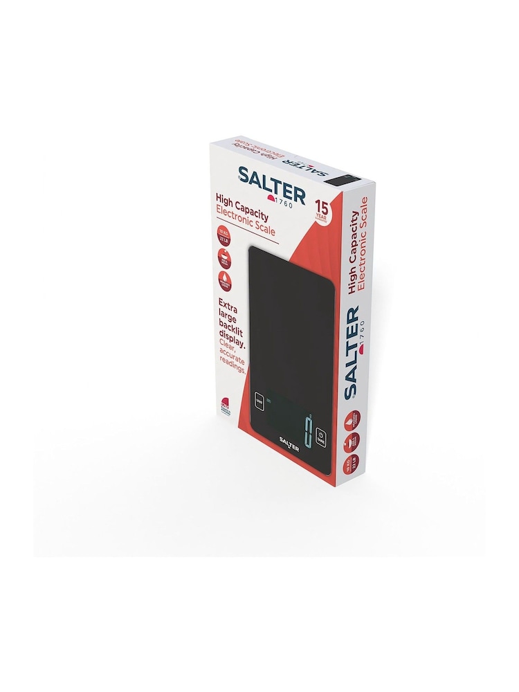 Salter Black Large Display Kitchen Scale - Image 4 of 4