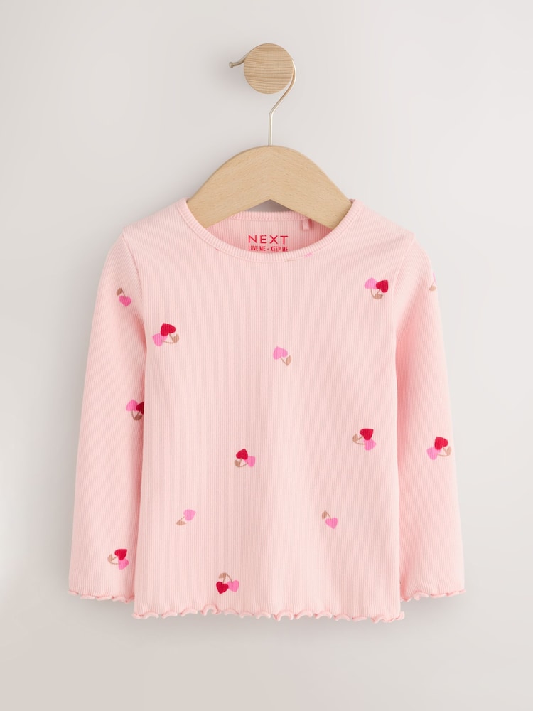 Fruit Long Sleeve Rib Tops 5 Pack (3mths-7yrs) - Image 2 of 9 Fruit Long Sleeve Rib Tops 5 Pack (3mths-7yrs) - Image 2 of 9